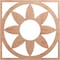 Ekena Millwork Blume Wood Fretwork Pierced Ceiling Medallion, Cherry, 32"OD x 11 1/8"ID x 3/8"T CMWP32X32X0375BLCH - alternate 1